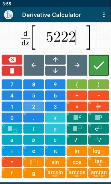 导数计算器安卓版截屏2