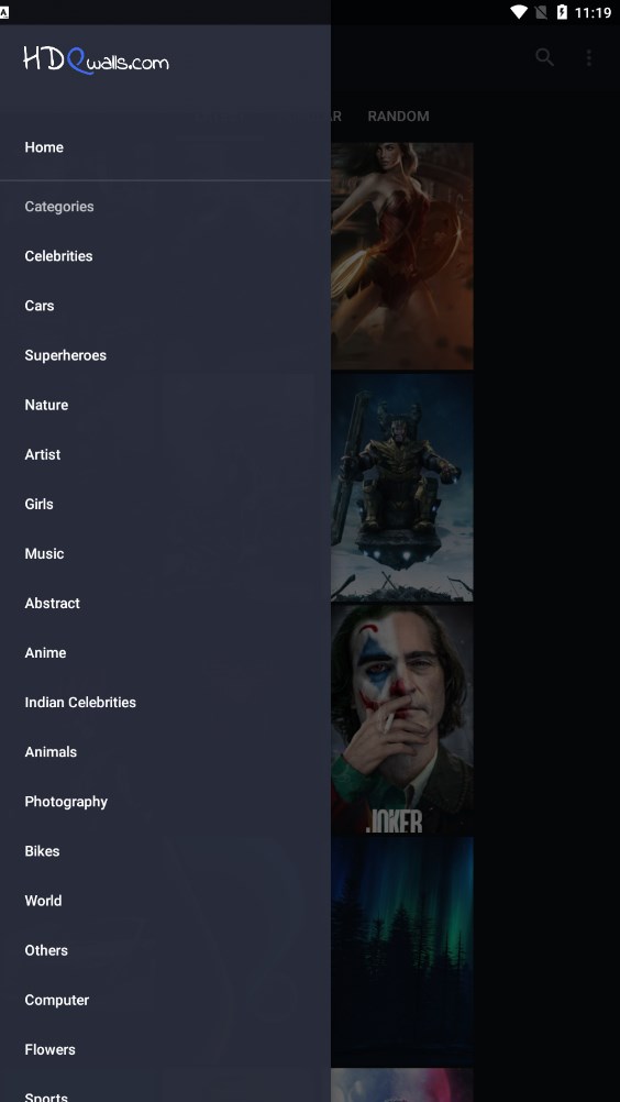 Hdqwalls壁纸安卓新版截屏1