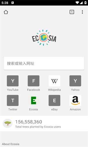 ecosia浏览器安卓版截屏1